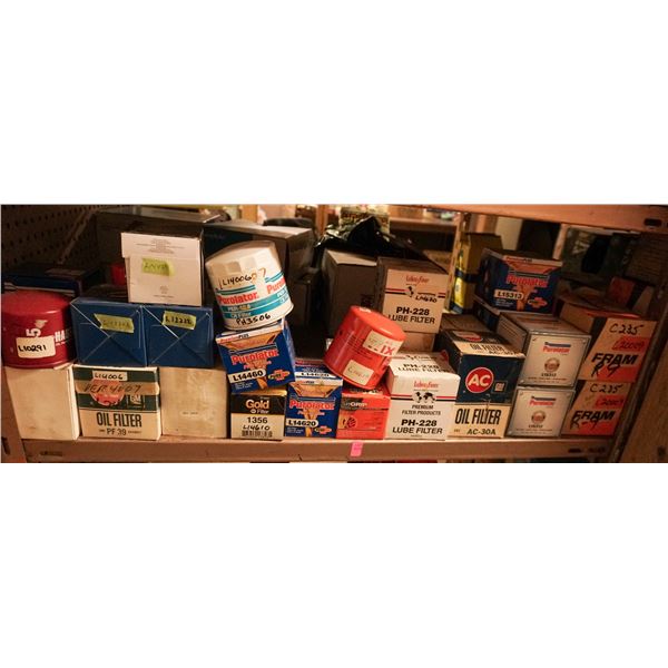 SHELF LOT – ASSORTED OIL FILTERS