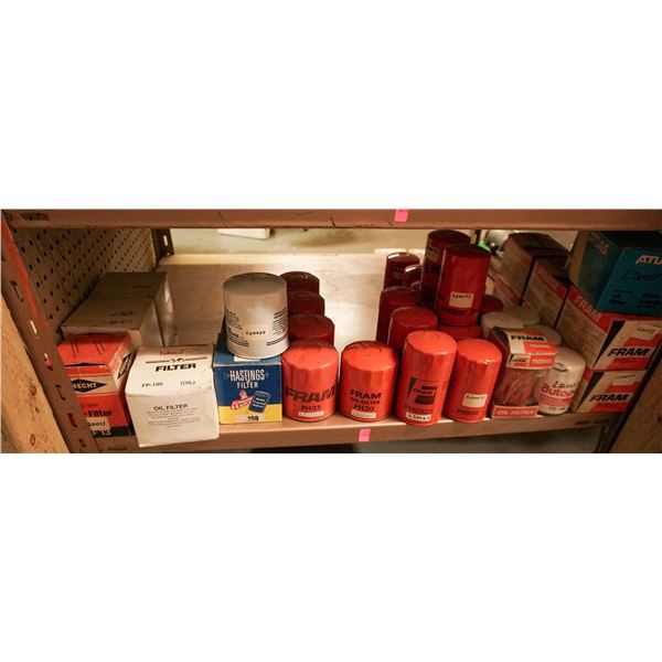SHELF LOT – ASSORTED OIL FILTERS