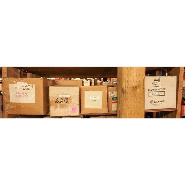 SHELF LOT – ASSORTED BLOWER MOTORS