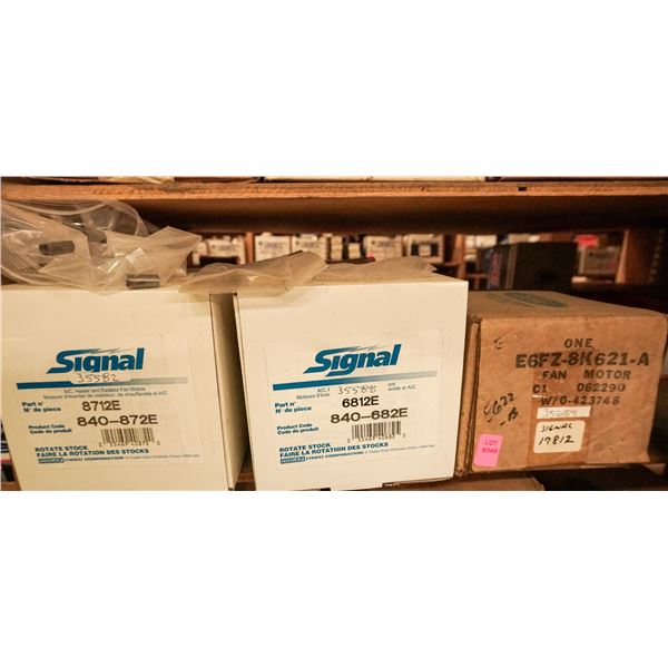 SHELF LOT – ASSORTED BLOWER MOTORS