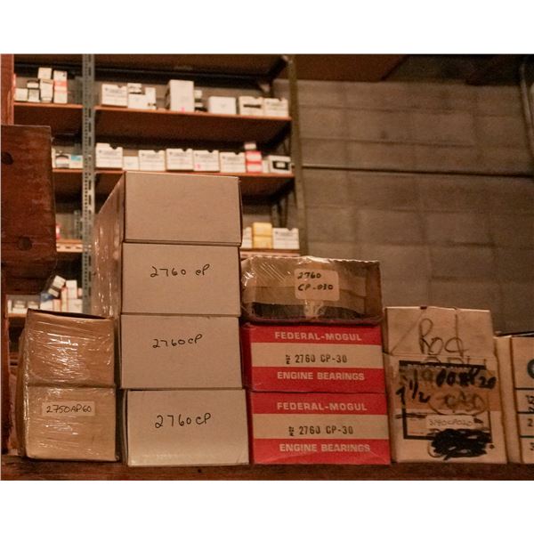 SHELF LOT – ASSORTED ENGINE BEARINGS