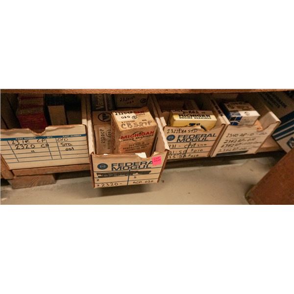 SHELF LOT – ASSORTED ENGINE BEARINGS