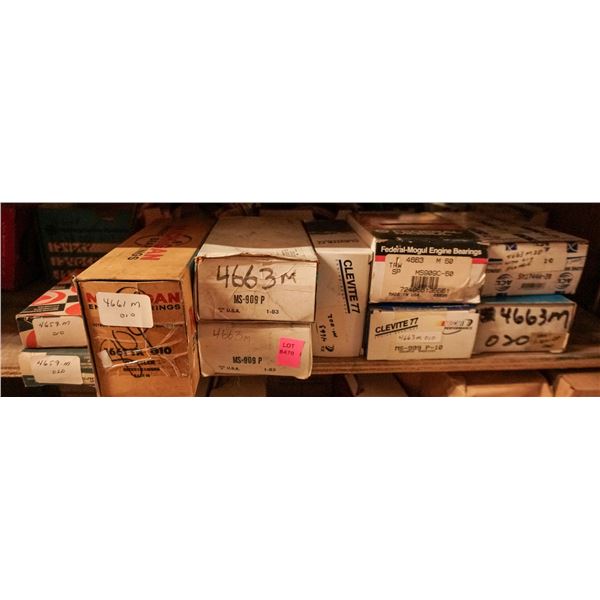 SHELF LOT – ASSORTED ENGINE BEARINGS