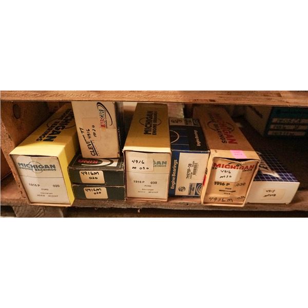 SHELF LOT – ASSORTED ENGINE BEARINGS