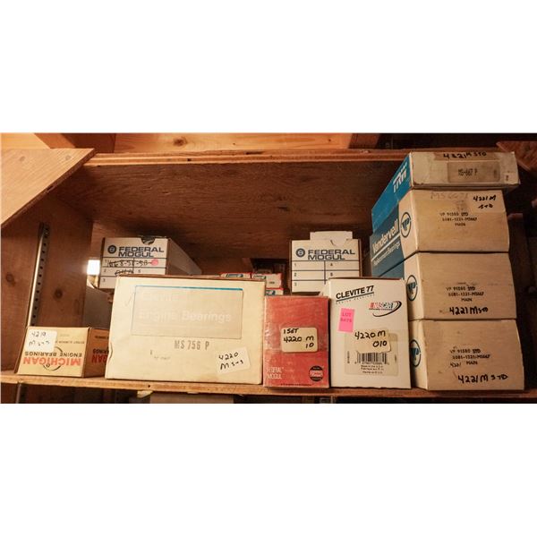 SHELF LOT – ASSORTED ENGINE BEARINGS