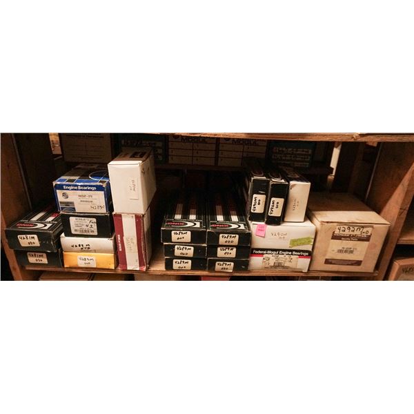 SHELF LOT – ASSORTED ENGINE BEARINGS