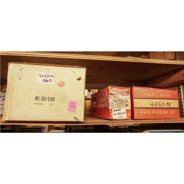 SHELF LOT – ASSORTED ENGINE BEARINGS