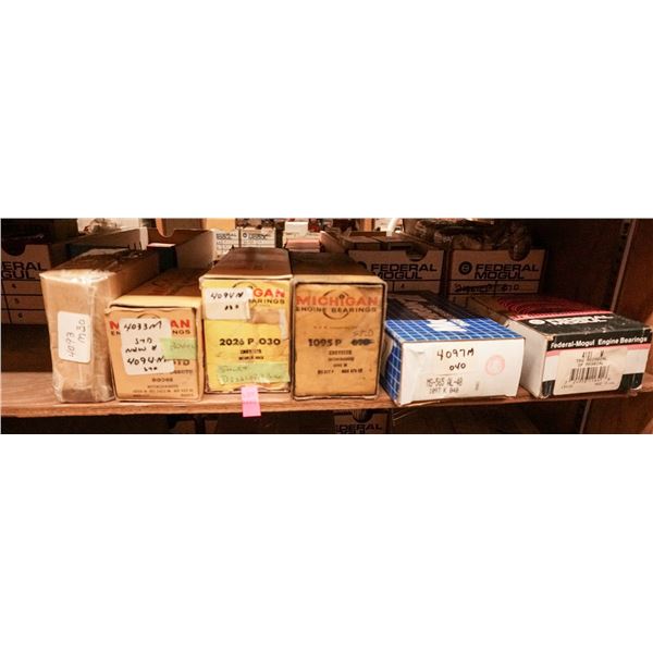 SHELF LOT – ASSORTED ENGINE BEARINGS