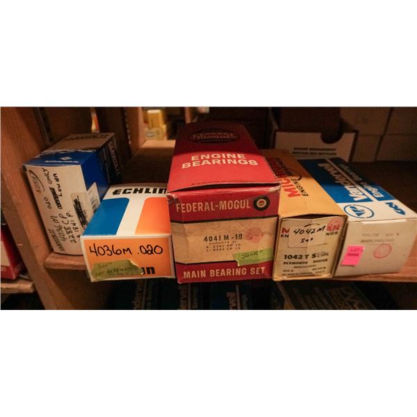 SHELF LOT – ASSORTED ENGINE BEARINGS