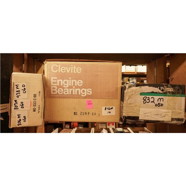 SHELF LOT – ASSORTED ENGINE BEARINGS