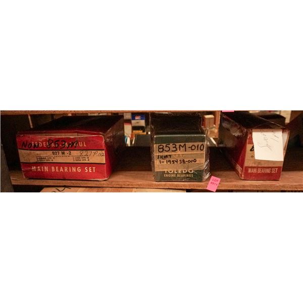 SHELF LOT – ASSORTED ENGINE BEARINGS
