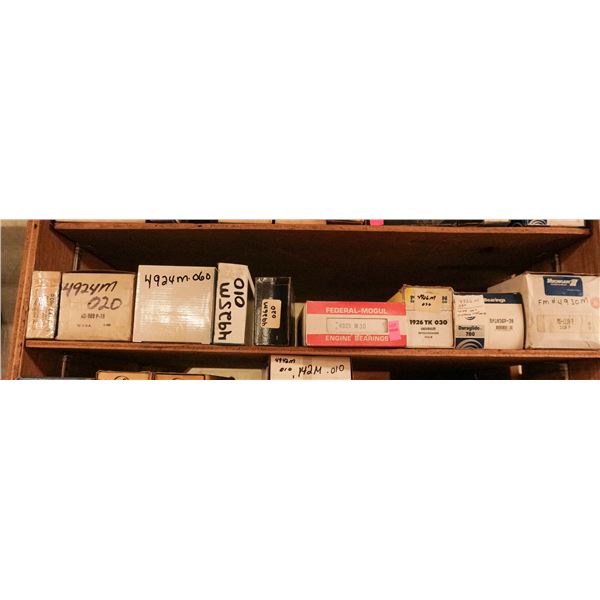 SHELF LOT – ASSORTED ENGINE BEARINGS