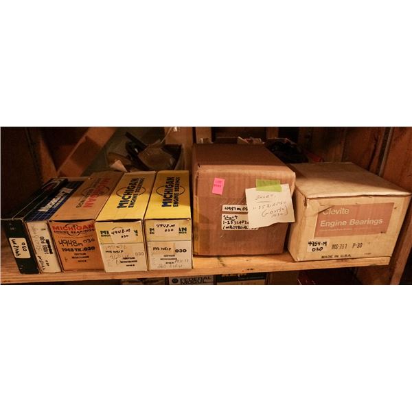 SHELF LOT – ASSORTED ENGINE BEARINGS