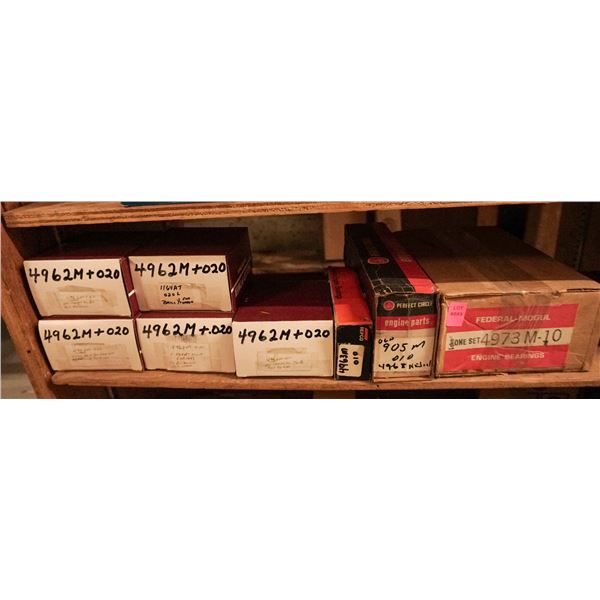 SHELF LOT – ASSORTED ENGINE BEARINGS