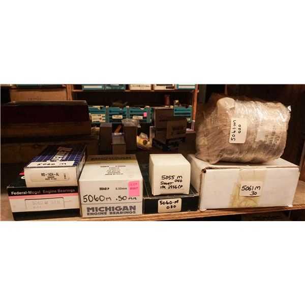SHELF LOT – ASSORTED ENGINE BEARINGS