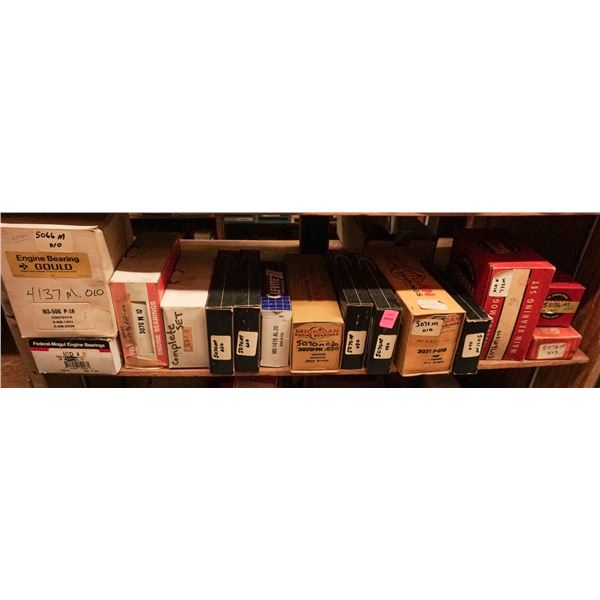 SHELF LOT – ASSORTED ENGINE BEARINGS