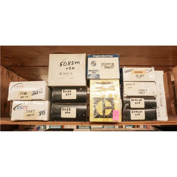 SHELF LOT – ASSORTED ENGINE BEARINGS