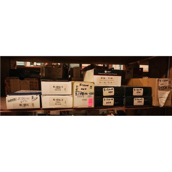 SHELF LOT – ASSORTED ENGINE BEARINGS