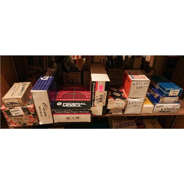 SHELF LOT – ASSORTED ENGINE BEARINGS