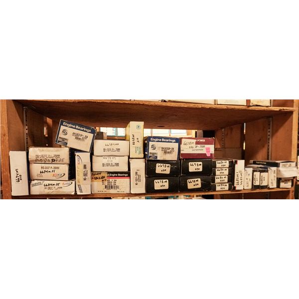 SHELF LOT – ASSORTED ENGINE BEARINGS