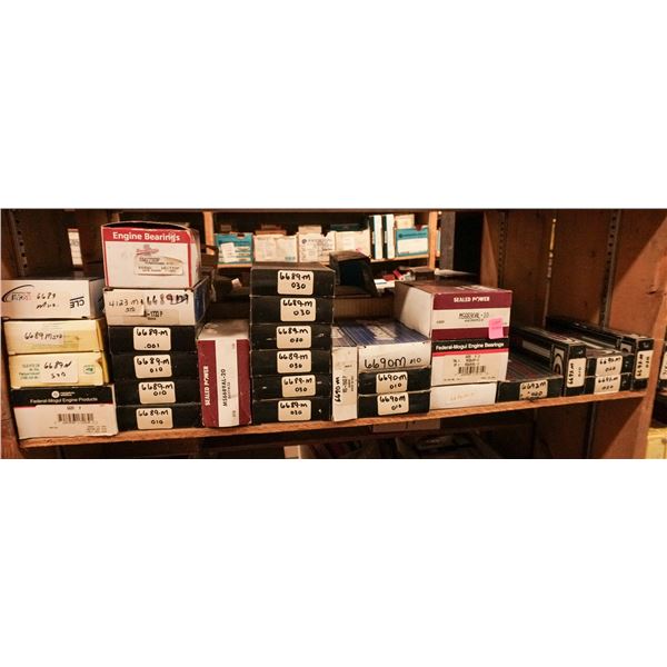 SHELF LOT – ASSORTED ENGINE BEARINGS