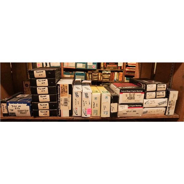SHELF LOT – ASSORTED ENGINE BEARINGS