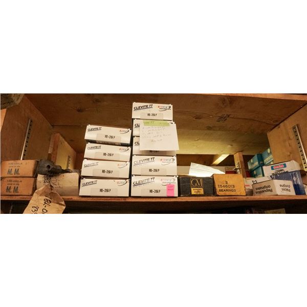 SHELF LOT – ASSORTED ENGINE BEARINGS & CONNECTING