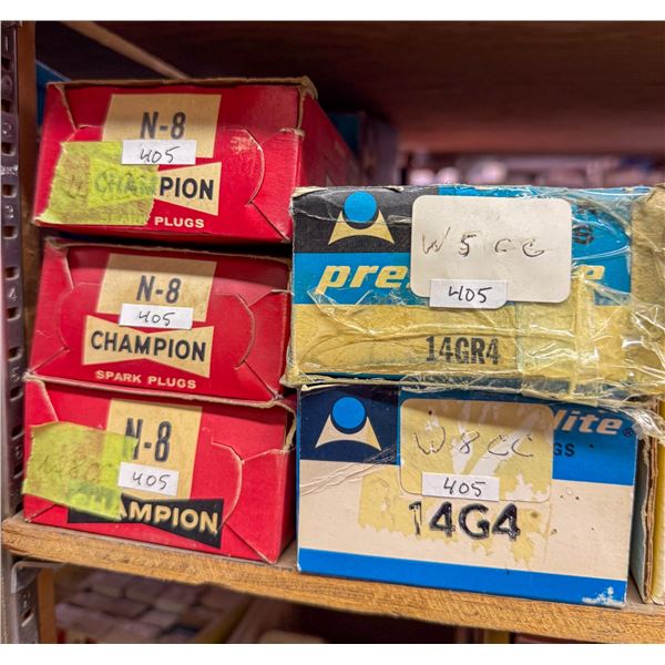 SHELF LOT – ASSORTED SPARK PLUGS
