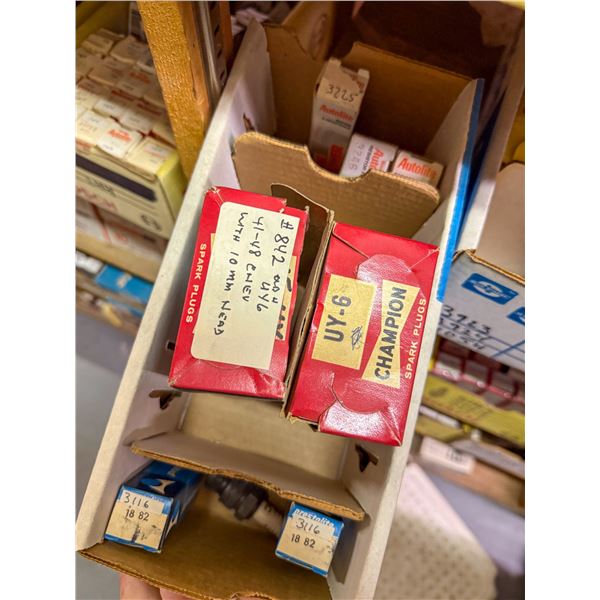 SHELF LOT – ASSORTED SPARK PLUGS
