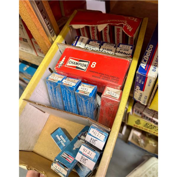 SHELF LOT – ASSORTED SPARK PLUGS