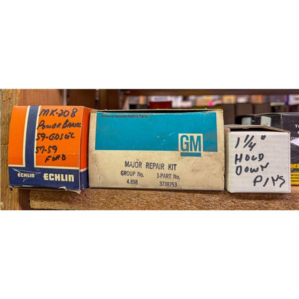 SHELF LOT – ASSORTED BRAKE REPAIR PARTS & HARDWARE