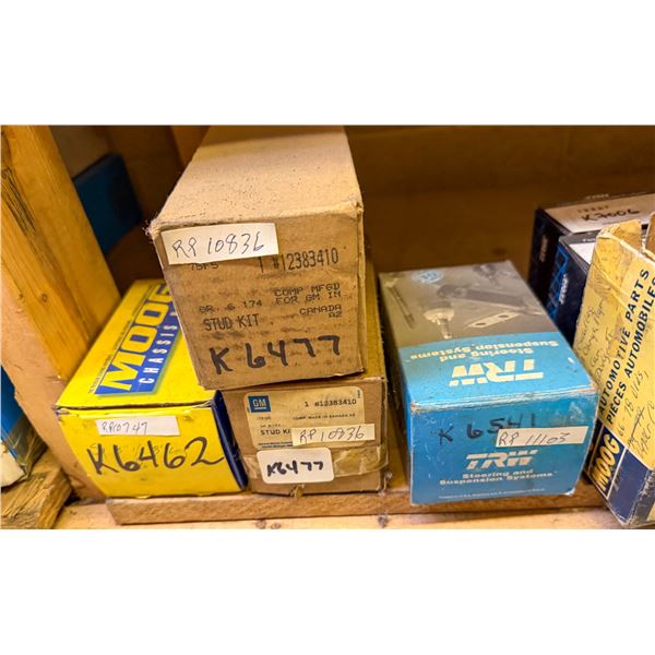 SHELF LOT – ASSORTED SUSPENSION & STEERING PARTS