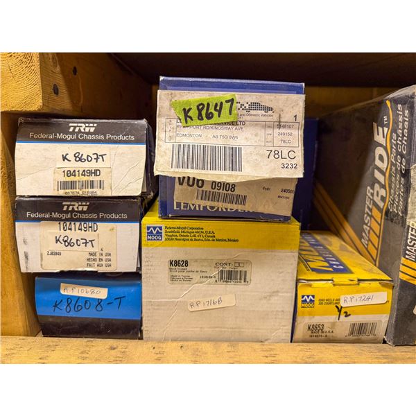 SHELF LOT – ASSORTED SUSPENSION & STEERING PARTS