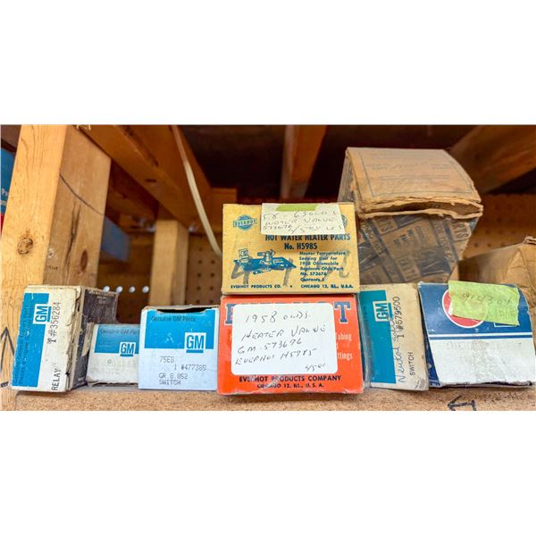 SHELF LOT – RELAYS & ELECTRICAL COMPONENTS