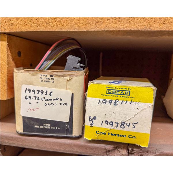 SHELF LOT – RELAYS & ELECTRICAL COMPONENTS
