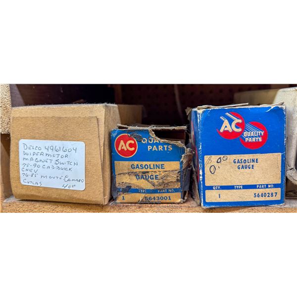 SHELF LOT – RELAYS & ELECTRICAL COMPONENTS