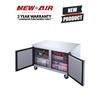 Image 2 : Brand New! - New Air - NUR-048-SS - 48" Stainless Steel Undercounter Refrigerator (3 Year W