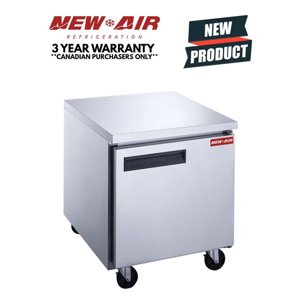 Brand New! - New Air - NUR-029-SS - 29" Stainless Steel Undercounter Refrigerator