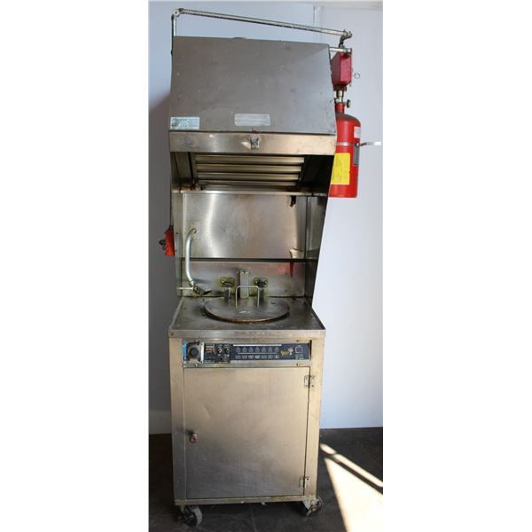 Used Giles Floor Fry Kettle Model: MFGVH - 240V - 3Ph - 10/5 Wire - 60Hz
