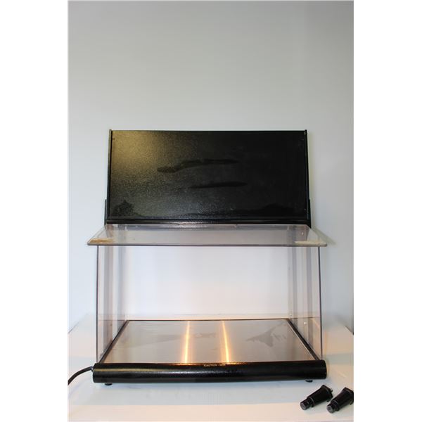 Hatco Black 120 V Glo-Ray Food Warmer Model: GRHW-1SG  (Tested- Turns on/Working)