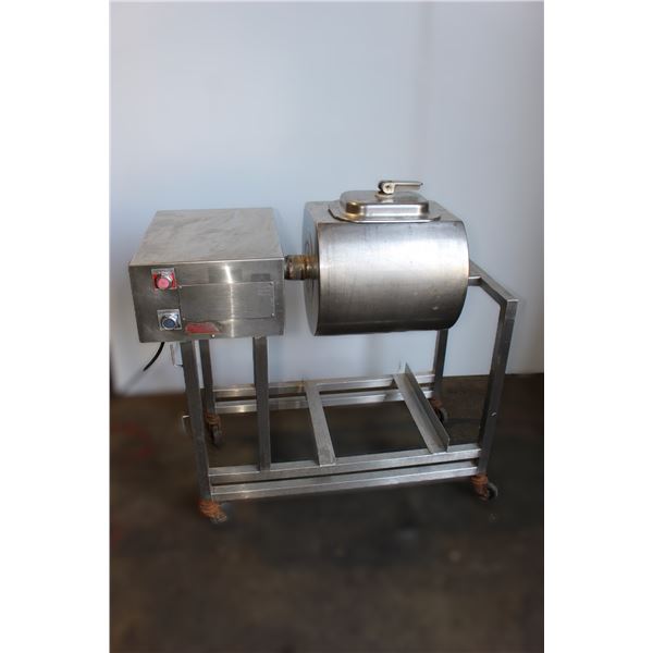 Used AyrKing Vacuum Tumbler Breader / Marinator 40.6 L - 120V (Tested - Turns on/Working)