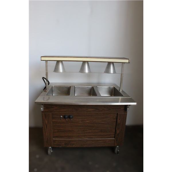 Used Vollrath Model: 99138 Brown Hot Food Station Steam Table 208V