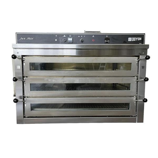 Used Doyon PIZ6G Triple Deck Natural Gas Pizza Oven - Great Condition!