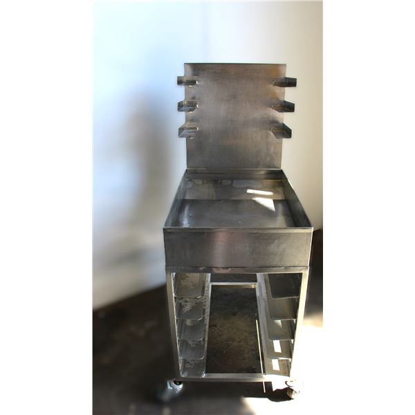 Used Stainless Steel Donut Glazing Station