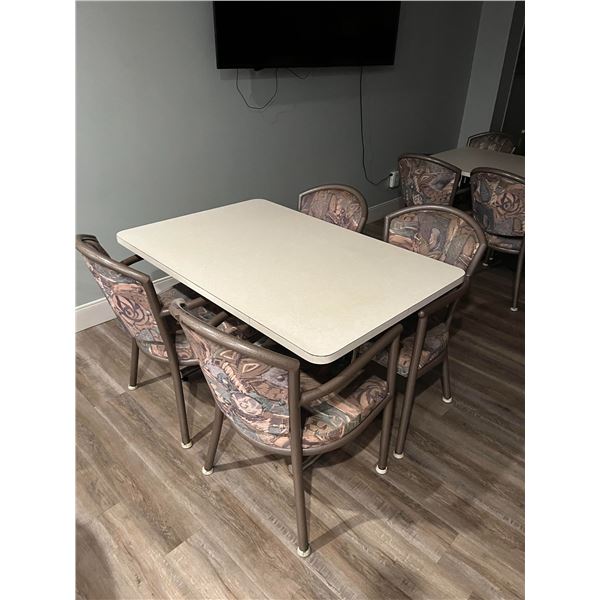 Used White Dining Tables (48 x 30") 11 Total