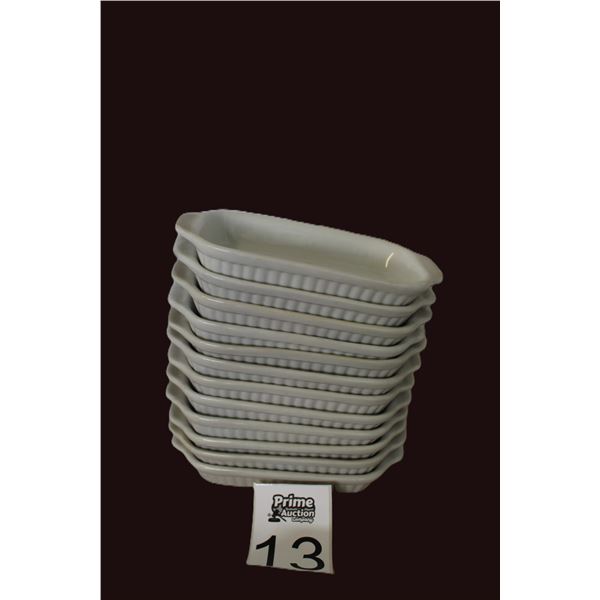 (12 Pieces) 7"W x 1.25"D Ceramic Dish
