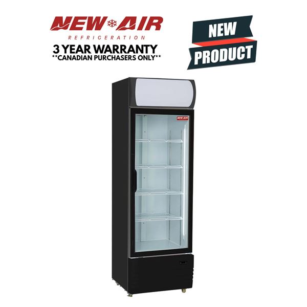 Brand New! New Air NGR-036-H 24" Glass Door Refrigerators