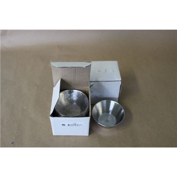 (24 Pieces) 1.5 oz. Stainless Steel Sauce Cups
