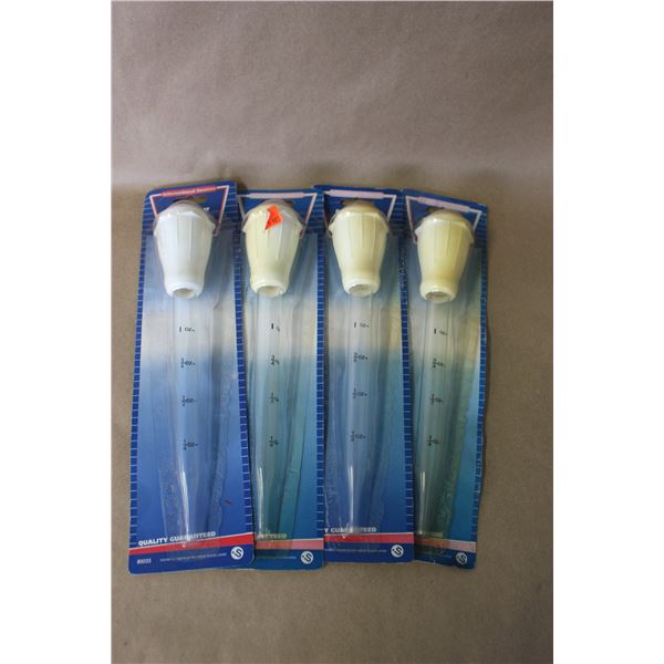 (4 Pieces) Glass Baster 1/4 oz. - 1 oz.