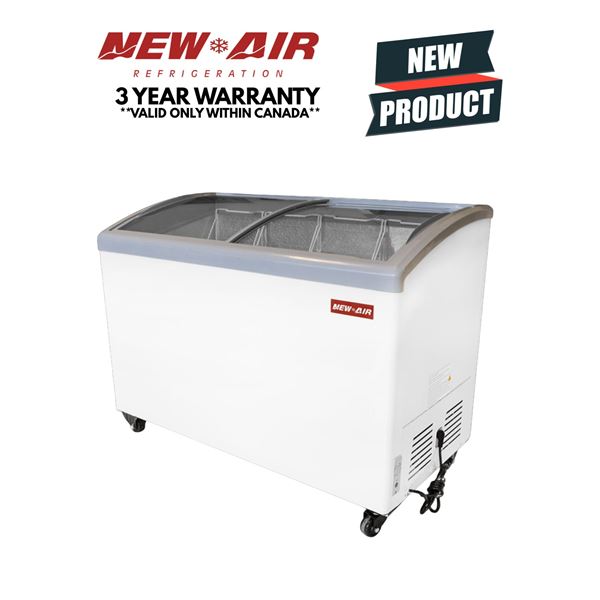 Brand New! New Air 49"Curved Glass Ice Cream Freezers - NIF-49-CG